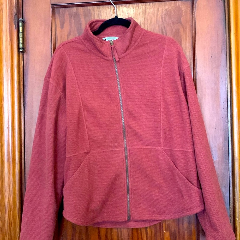 Avalanche womens sz L zip up sweater coat. Great for Spring!!
